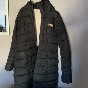 Hollister Black Puffer Jacket!
